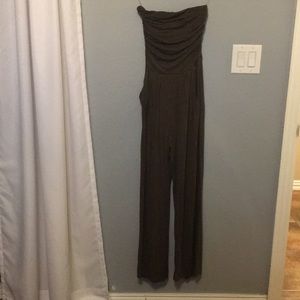 Olive Green Off The Sleeve Jumpsuit